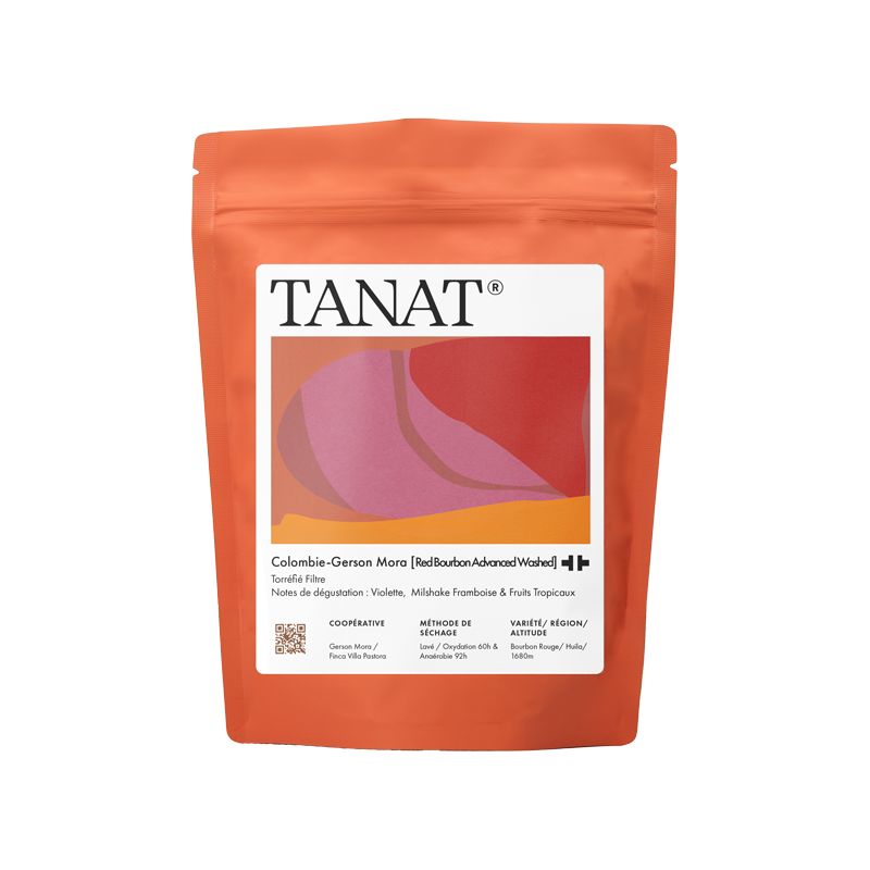 TANAT - Gerson Mora [Red Bourbon Advanced Washed] {Filter} | Colombia - Washed, Oxidation 60h and Anaerobic 92h - Red Bourbon
