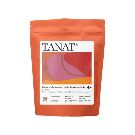 TANAT - Gerson Mora [Red Bourbon Advanced Washed] {Filter} | Colombia - Washed, Oxidation 60h and Anaerobic 92h - Red Bourbon