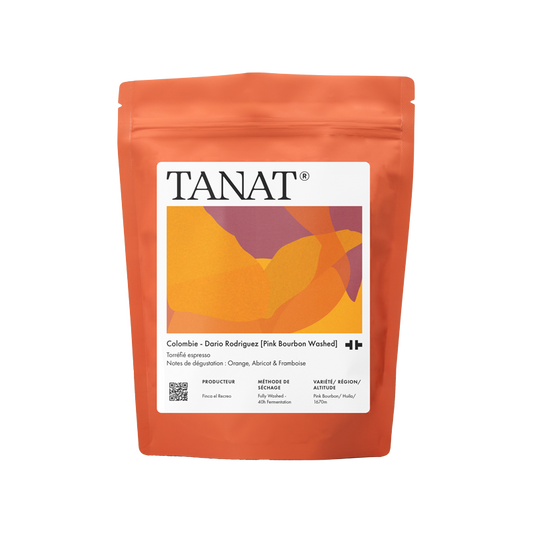 TANAT - Dario Rodriguez {Espresso} | Colombia - Washed, 40h of Fermentation - Pink Bourbon