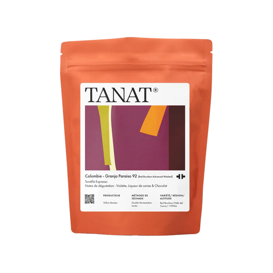 TANAT - Granja Paraiso 92 [Red Bourbon Advanced Washed] {Espresso} | Colombia - Double Fermentation Washed - Red Bourbon