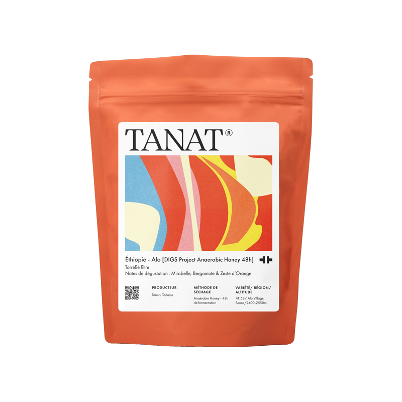 TANAT - Alo [Digs Project Anaerobic Honey 48h] {Filter} | Ethiopia - Anaerobic Honey; 48 hours of fermentation - 74158
