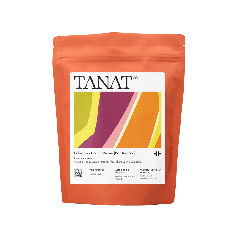 TANAT - Finca La Riviera [Pink Bourbon] {Espresso} | Colombia - Bioreactor Inoculation, Washed - Pink Bourbon