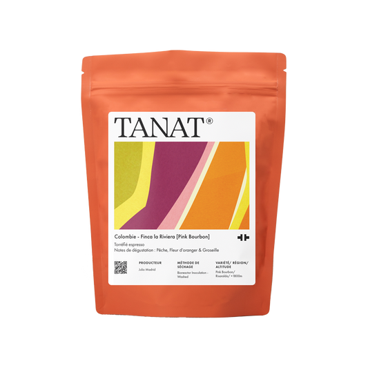 TANAT - Finca La Riviera [Pink Bourbon] {Espresso} | Colombia - Bioreactor Inoculation, Washed - Pink Bourbon