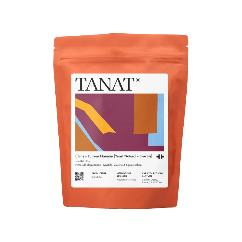 TANAT - Yunyun Nannan [Yeast Natural – Blue Iris] {Filter} | China - Yeast Natural - Catimor