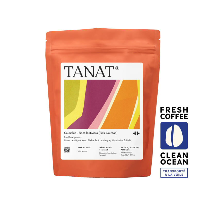 TANAT - Finca La Riviera Espresso [Pink Bourbon] | Colombia - Bioreactor Inoculation, Washed - Pink Bourbon