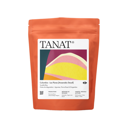 TANAT - Decaf - Las Flores Anaerobic Decaf] Filter | Colombia - Anaerobic Decaf - Pink Bourbon