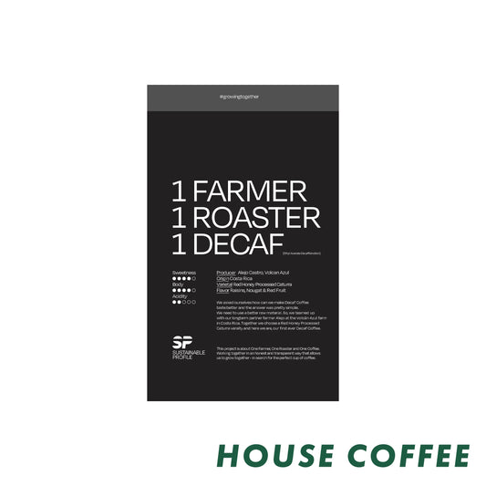 APRIL - Decaf - Sustainable Profile Coffee | Costa Rica - Red Honey Decaffeinated by Swiss Water - Caturra