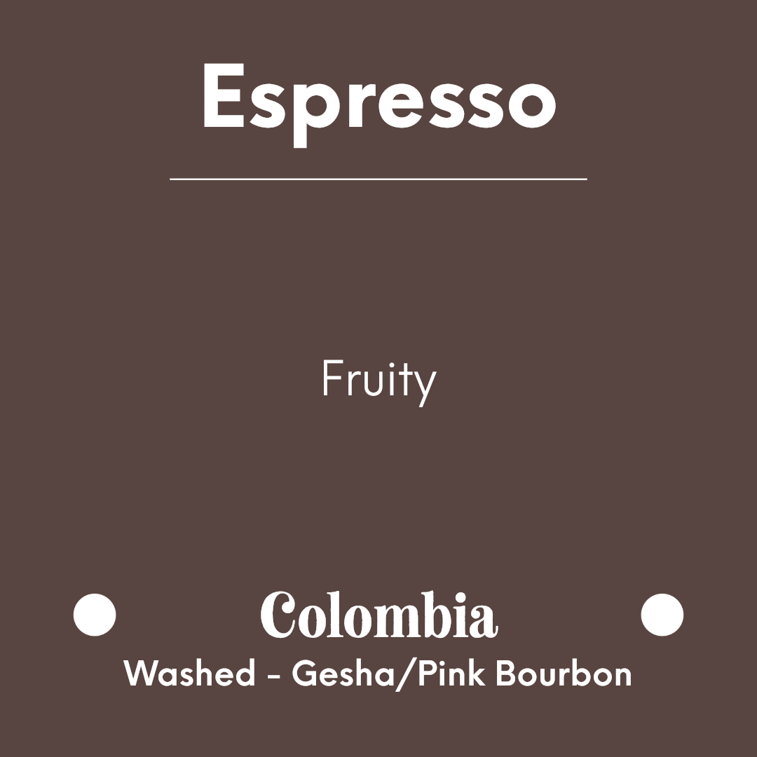 coolbeans Specialty Coffee Toronto Canada PRODIGAL - Fruity Espresso - Colombia - Washed - Gesha/Pink Bourbon