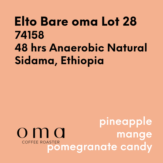 OMA - Elto Bare oma Lot 28 - Ethiopia - 48 hrs Anaerobic Natural - 74158