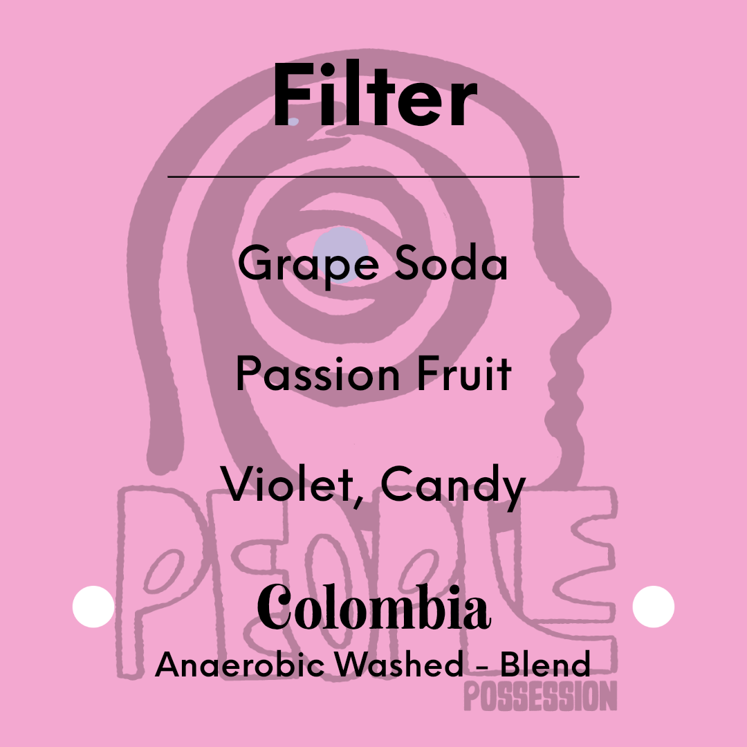 PEOPLE POSSESSION - GTA - Colombia - Anaerobic Washed - Colombia Blend