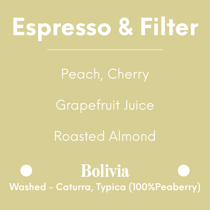 LILO - Maritza Mamani - Bolivia - Washed - Caturra, Typica (100%Peaberry)