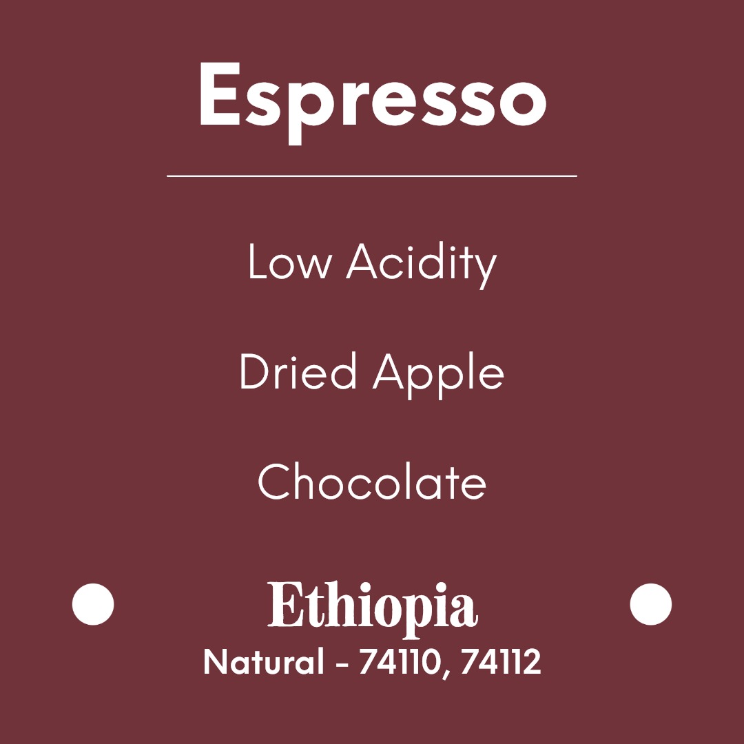 COFFEE COLLECTIVE - Reshad Espresso - Ethiopia - Natural - 74110, 74112