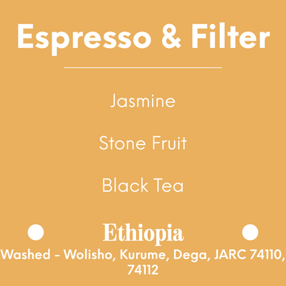 HATCH - Chelchele - Ethiopia - Washed - Wolisho, Kurume, Dega, JARC 74110, 74112