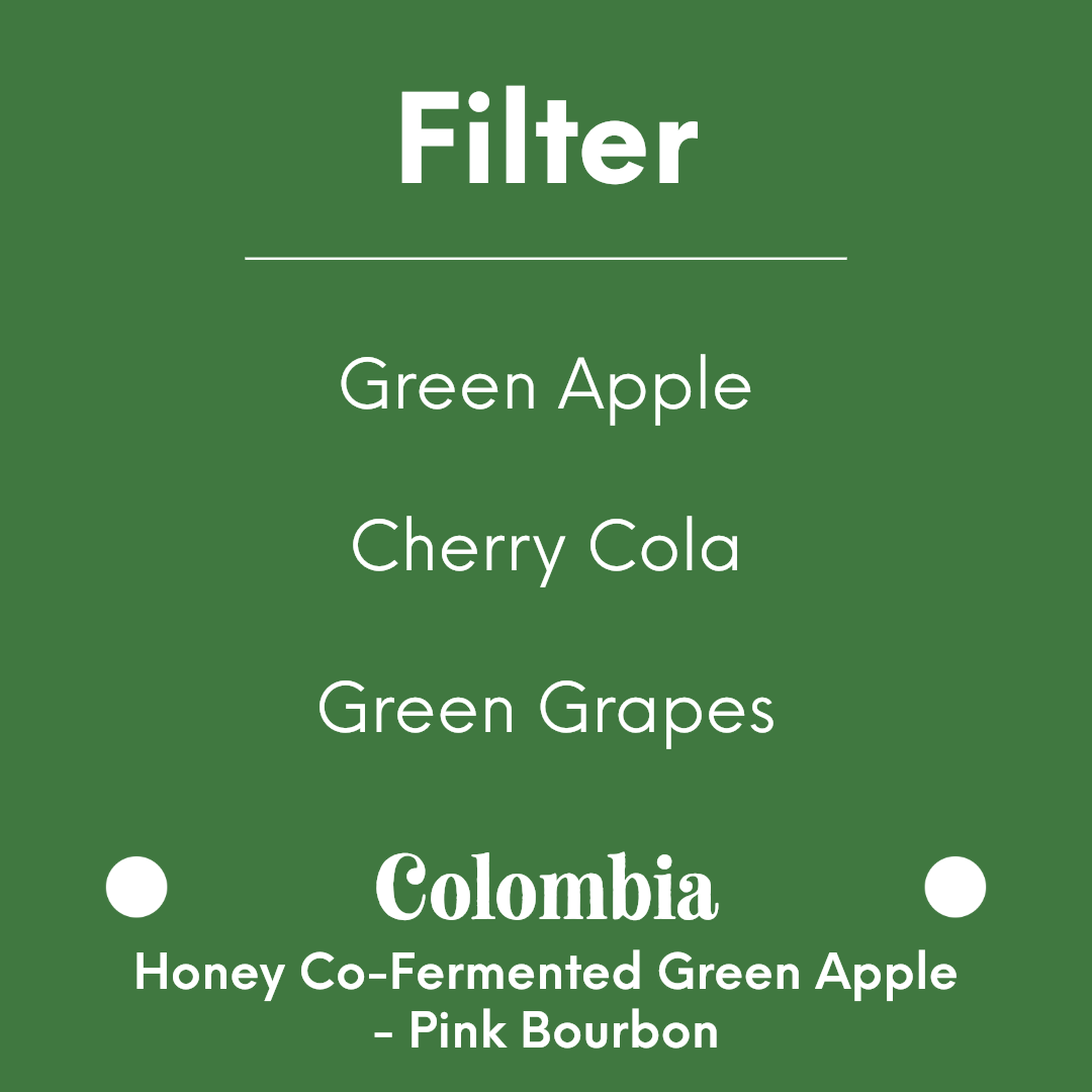 DAK - Big Apple - Colombia - Honey Co-Fermented Green Apple - Pink Bourbon