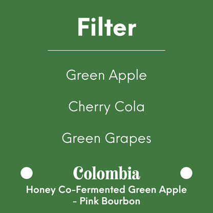 DAK - Big Apple - Colombia - Honey Co-Fermented Green Apple - Pink Bourbon