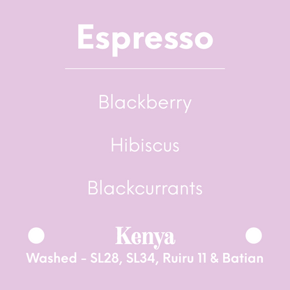 TIM WENDELBOE - Karogoto Espresso | Kenya - Washed - SL28, SL34, Ruiru 11, Batian