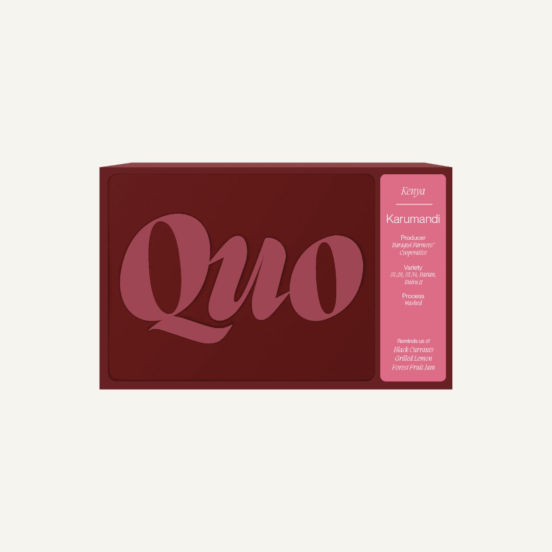 QUO - Karumandi AA | Kenya - Washed - SL28, SL34, Ruiru11, Batian