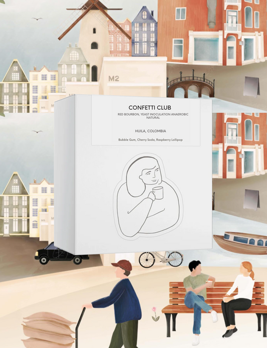 DAK - Confetti Club [6 Years Anniversary] | Colombia - Yeast Inoculation Anaerobic Natural - Red Bourbon