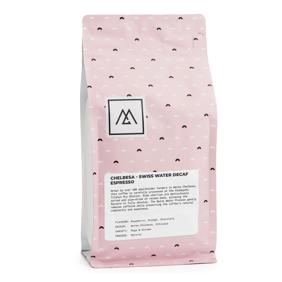 MONOGRAM - Decaf - Chelbesa Swiss Water Decaf Espresso | Ethiopia - Natural - Dega, Kurume