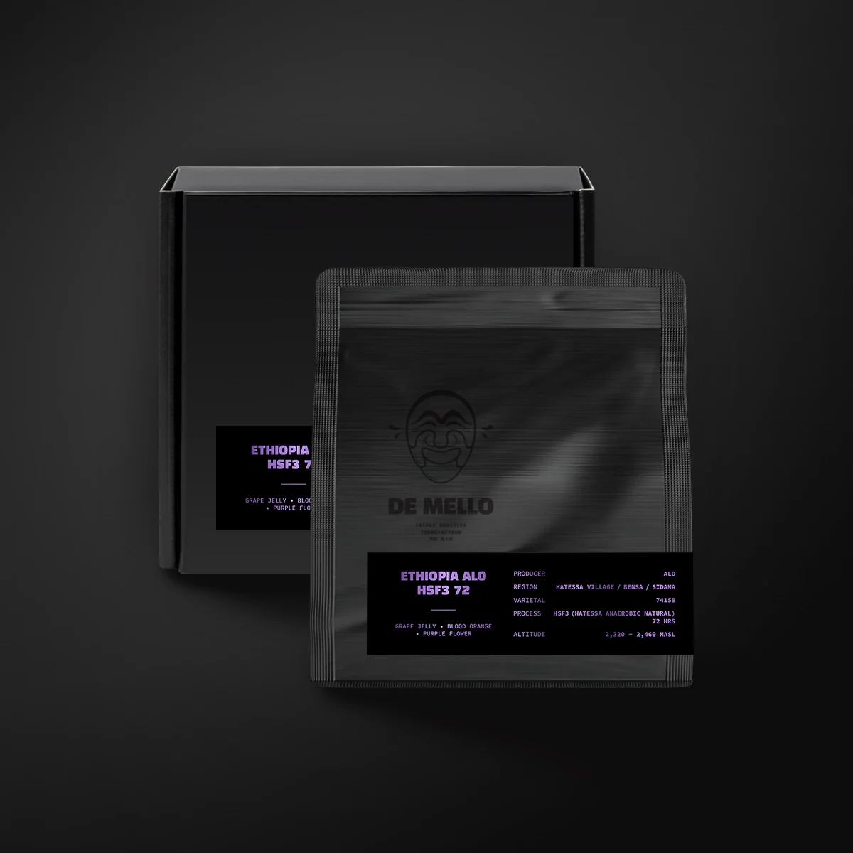 DE MELLO - Ethiopia Alo HSF3 72 | Ethiopia - HSF3 (Hatessa Anaerobic Natural) 72 hrs - 74158