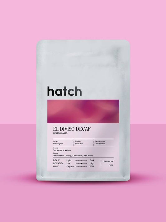 HATCH - Decaf - El Diviso EA Decaf | Colombia - Anaerobic Natural - Ombligon