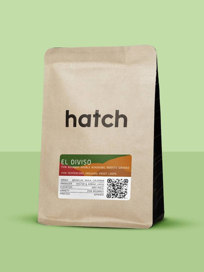 HATCH - El Diviso - Colombia - Double Anaerobic Mossto Washed - Pink Bourbon