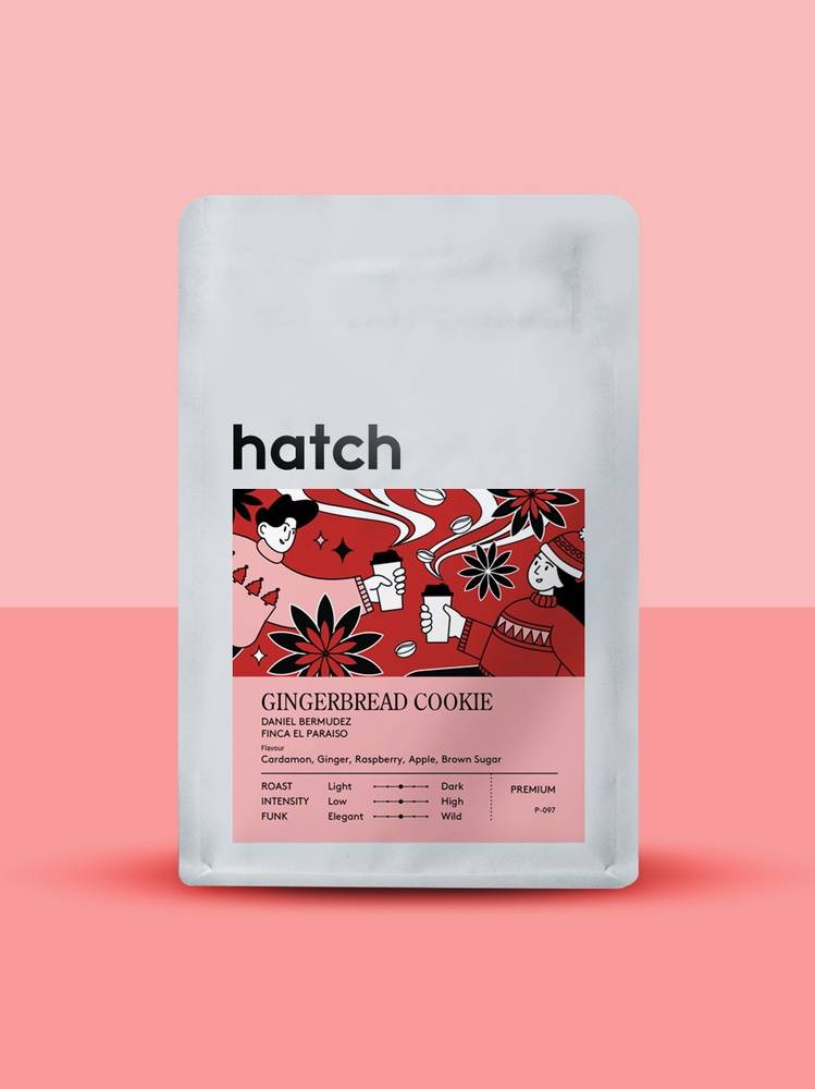 HATCH - Holiday Coffee Gingerbread Cookie | Colombia - Double Anaerobic Thermal Shock Washed - Castillo