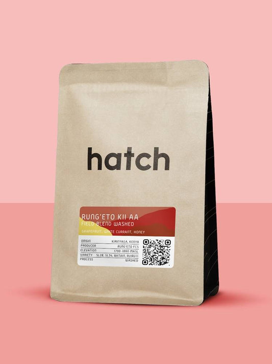 HATCH - Rung'eto Kii AA - Kenya - Washed - Ruiru 11, Batian, SL-28, SL-34