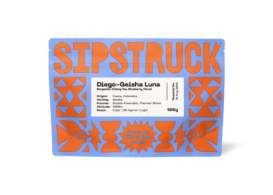SIPSTRUCK - Diego Bermúdez Geisha Luna {Filter} | Colombia - Double Anaerobic, Thermal Shock - Geisha