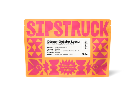 SIPSTRUCK - Diego Bermúdez Geisha Letty {Filter} | Colombia - Double Anaerobic, Thermal Shock - Geisha