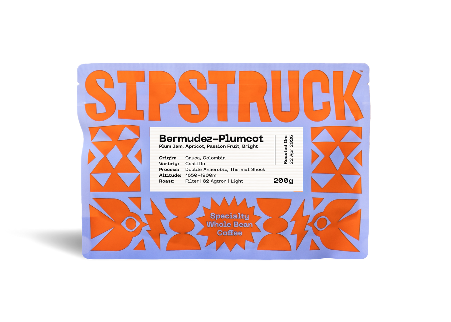 SIPSTRUCK - Bermudez - Plumcot {Filter} | Colombia - Double Anaerobic, Thermal Shock - Castillo