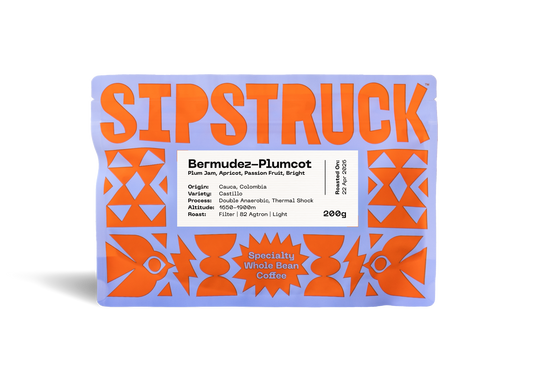 SIPSTRUCK - Bermudez - Plumcot {Filter} | Colombia - Double Anaerobic, Thermal Shock - Castillo