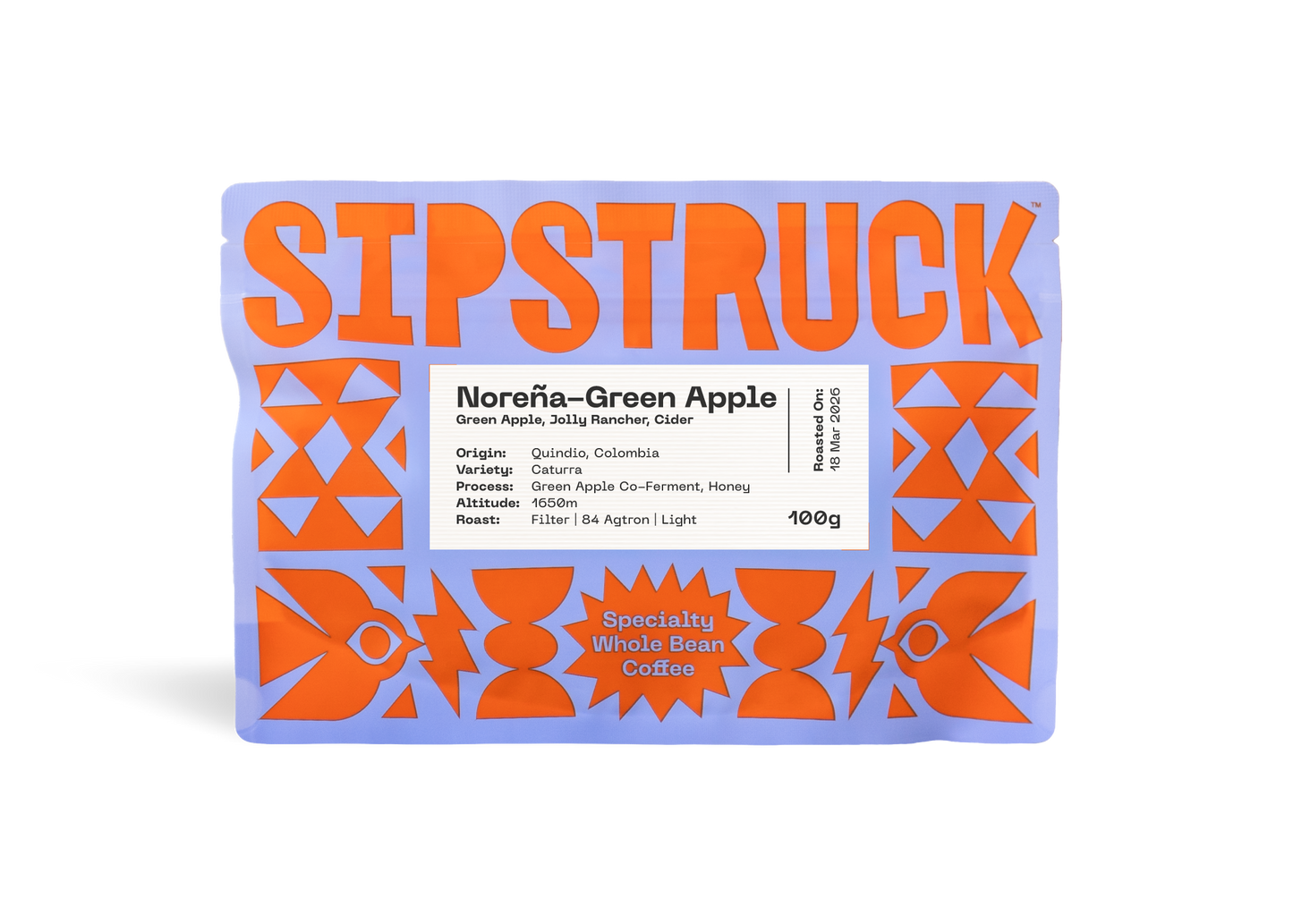 SIPSTRUCK - Edwin Noreña [Green Apple] {Filter} | Colombia - Green Apple Co Ferment, Honey - Caturra