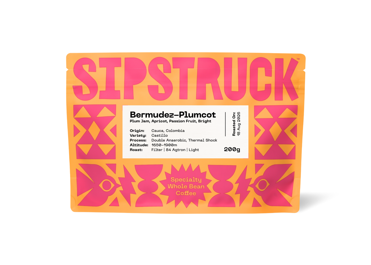 SIPSTRUCK - Bermudez - Plumcot {Filter} | Colombia - Double Anaerobic, Thermal Shock - Castillo