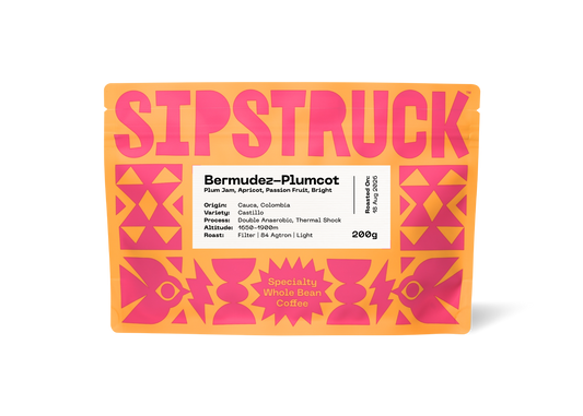 SIPSTRUCK - Bermudez - Plumcot {Filter} | Colombia - Double Anaerobic, Thermal Shock - Castillo