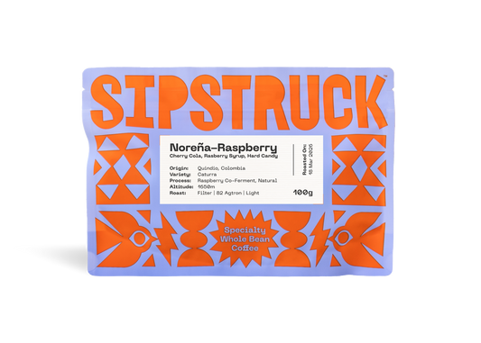 SIPSTRUCK - Edwin Noreña [Raspberry] {Filter} | Colombia - Raspberry Co Ferment, Natural - Caturra