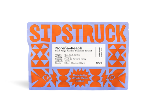 SIPSTRUCK - Edwin Noreña [Peach] {Filter} | Colombia - Peach Co Ferment, Honey - Caturra